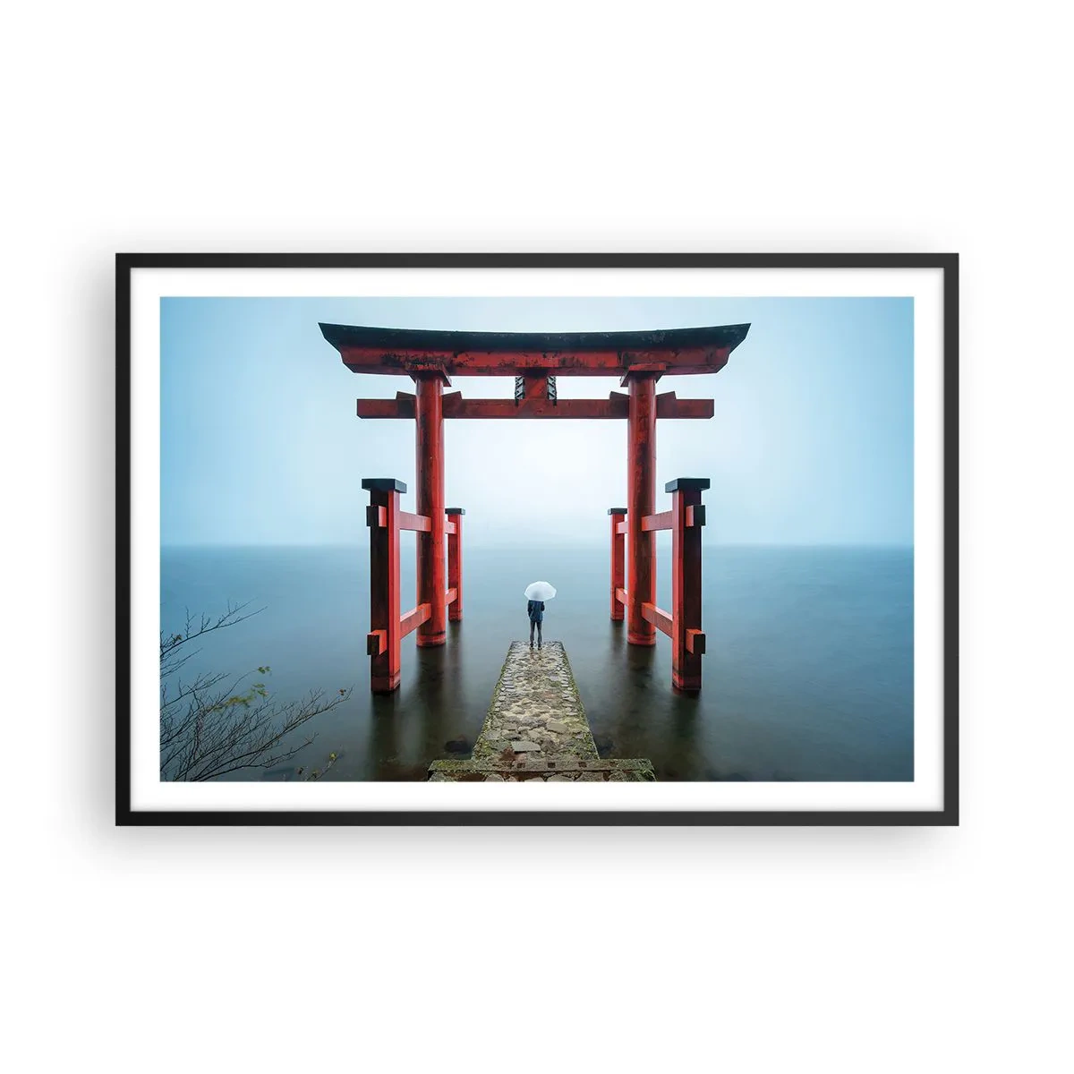 Poster in black frame - Japanese Musings - 91x61 cm
