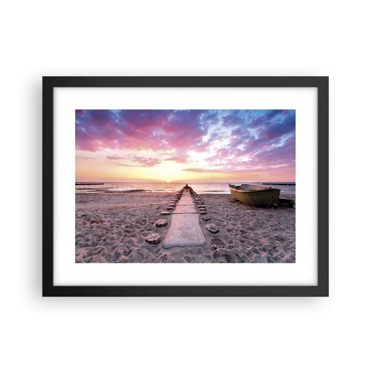 Poster in black frame - Moments of Profound Experience - 40x30 cm