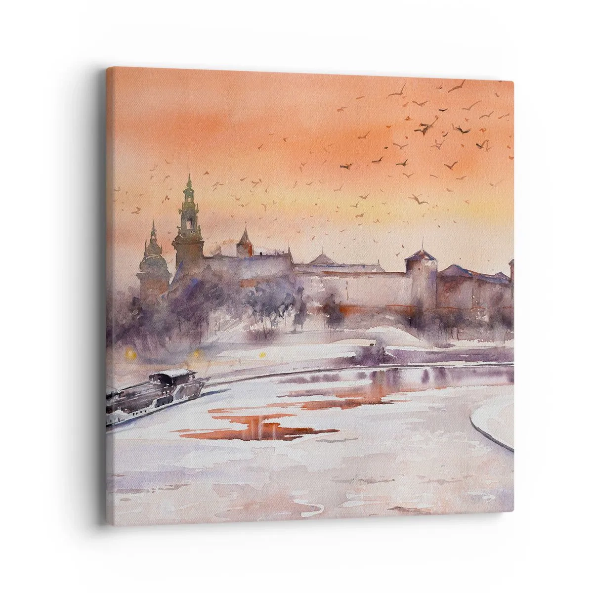 Canvas picture - Royal Sunset - 40x40 cm