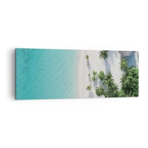 Canvas picture - Holidays in Paradise - 140x50 cm