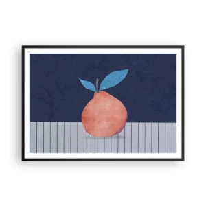 Poster in black frame - Convexity and Plane - 100x70 cm