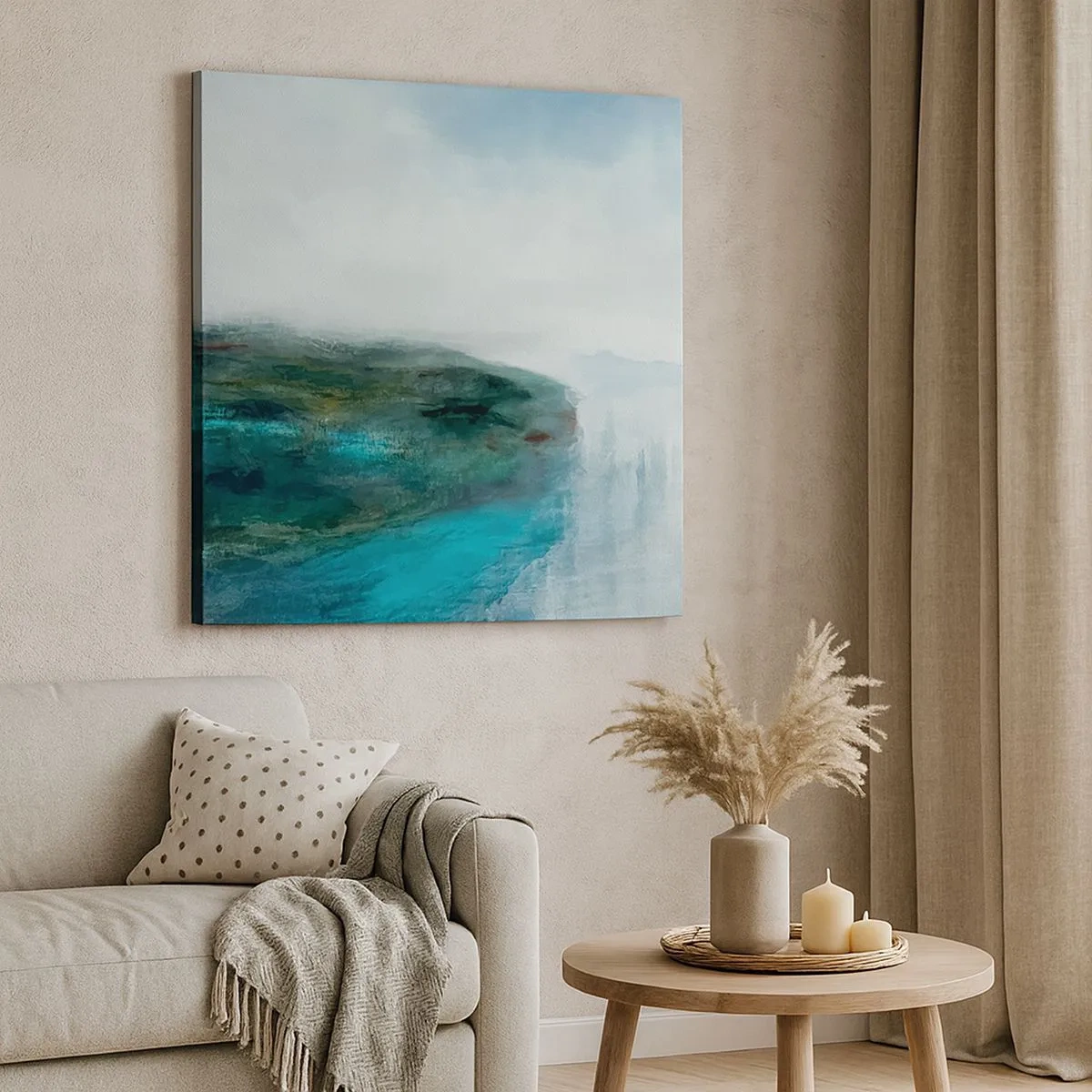 Canvas picture - Marine Abstract - 30x30 cm