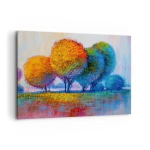 Canvas picture - Cluster of Dashing Colours - 120x80 cm