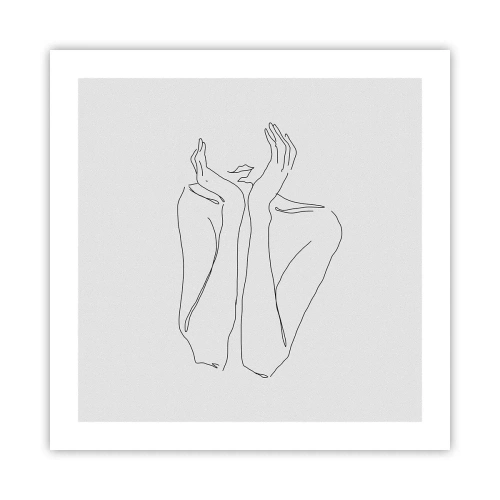 Poster - What Girls Are Dreaming of - 50x50 cm
