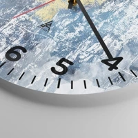 Clock face with numbers