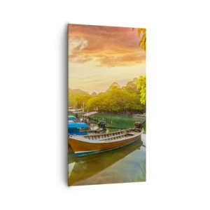 Canvas picture - At the Start of a Busy Day - 65x120 cm