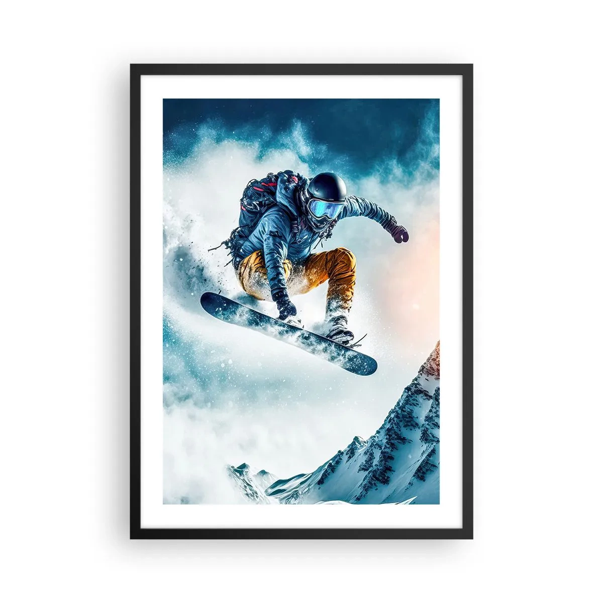 Poster in black frame - Extreme Emotions - 50x70 cm