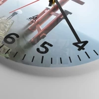 Clock face with numbers