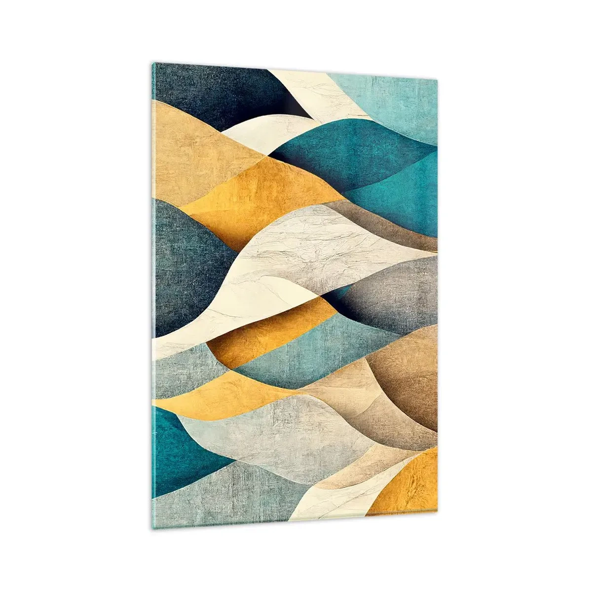 Glass picture - Rhythm and Undulation - 80x120 cm