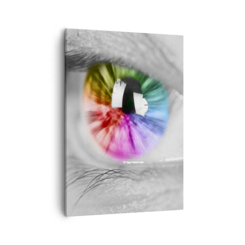 Canvas picture - See the World through Coloured Glasses - 50x70 cm