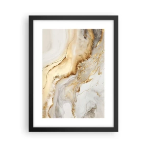 Poster in black frame - Abstract: Beauty and Good - 30x40 cm