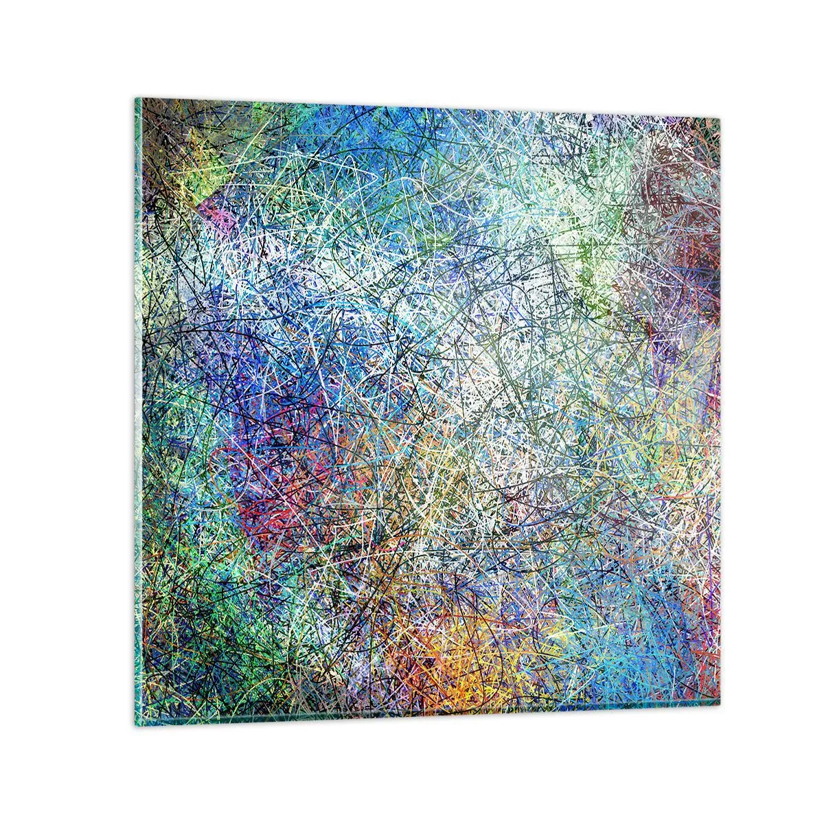 Glass picture - It's Not So Simple - 50x50 cm