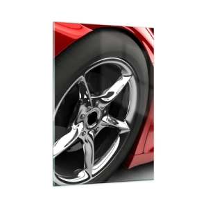 Glass picture - Born to Be Fast - 80x120 cm