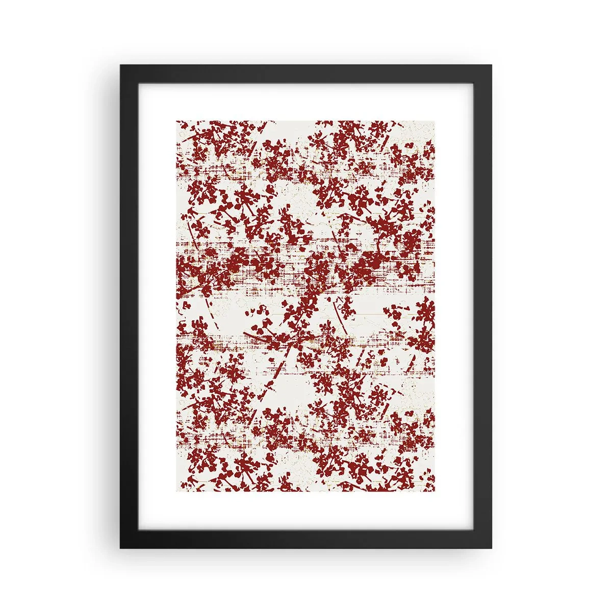 Poster in black frame - Like Old-fashioned Percale - 30x40 cm