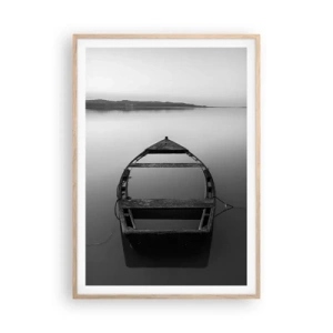 Poster in light oak frame - Longing and Melancholy - 70x100 cm