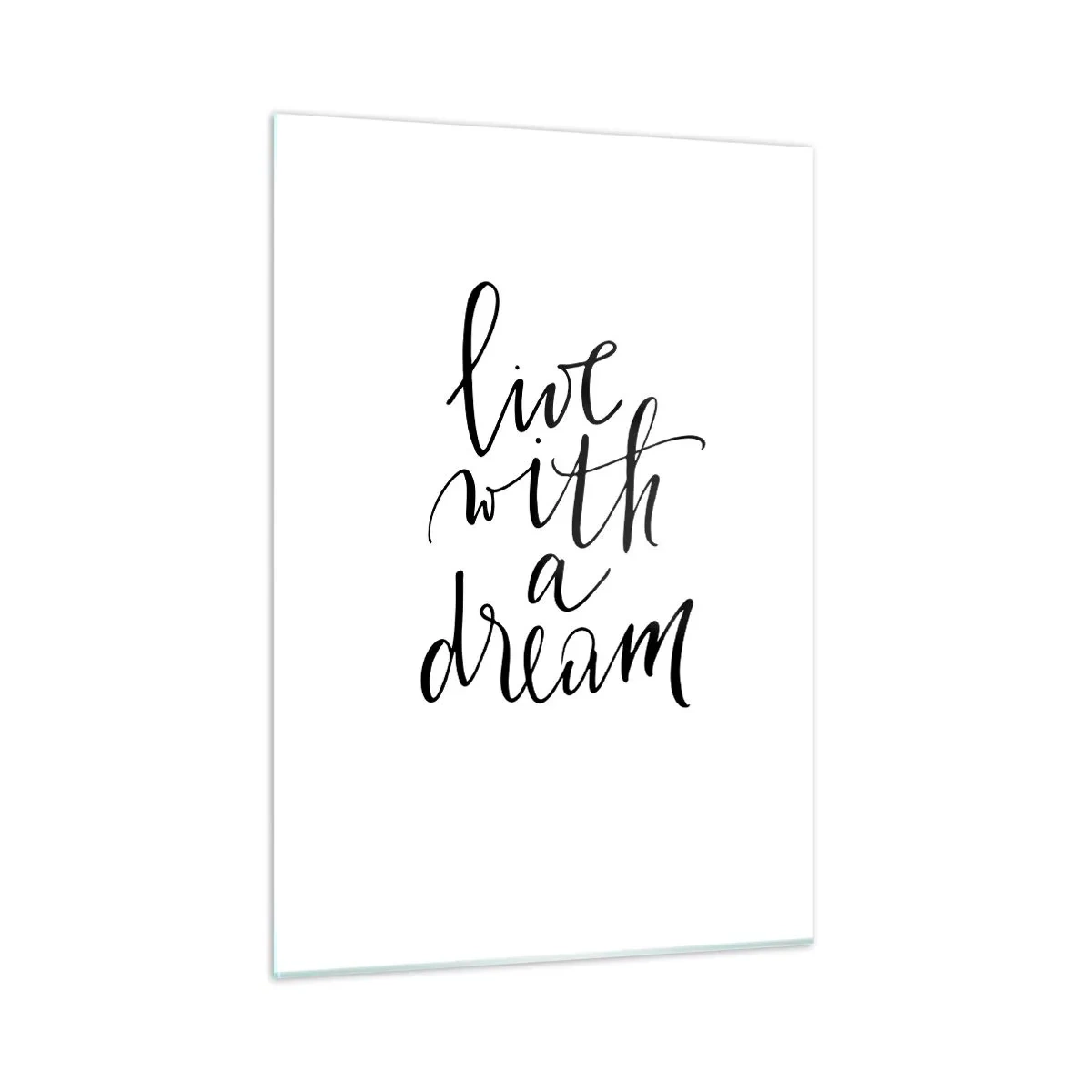 Glass picture - Of Course - 50x70 cm