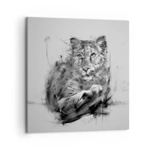 Canvas picture - Yes, I Am Listening - 50x50 cm