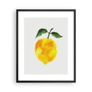 Poster in black frame - How to Get the Taste of the Sun - 40x50 cm