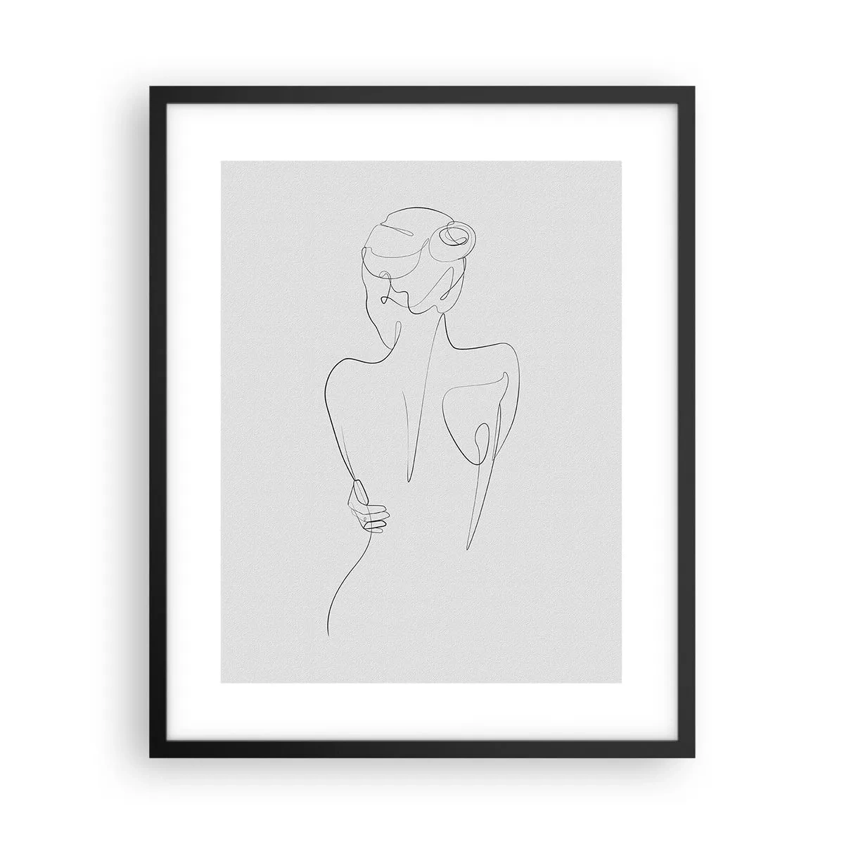 Poster in black frame - Music of the Body - 40x50 cm