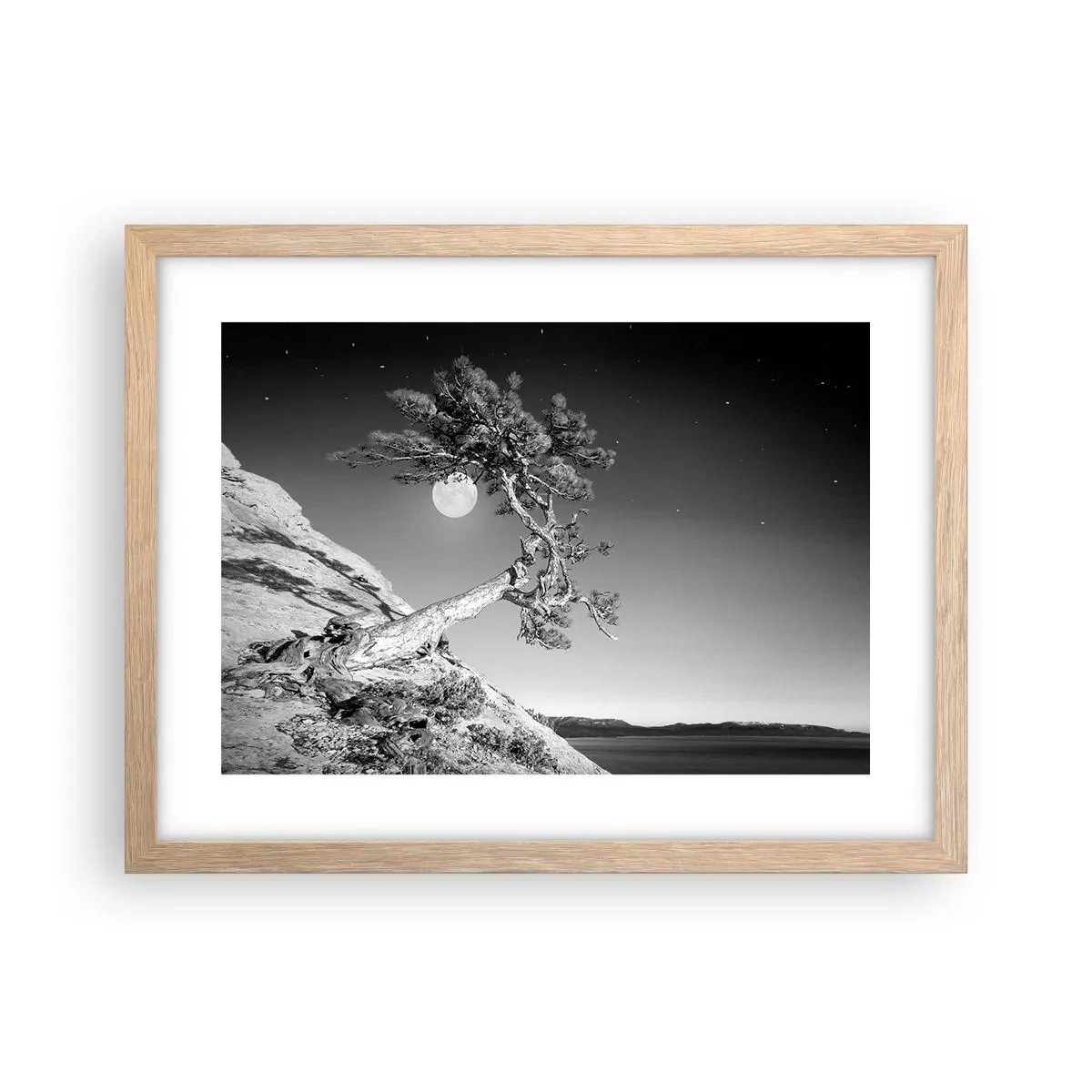 Poster in light oak frame - Winning Warrior - 40x30 cm