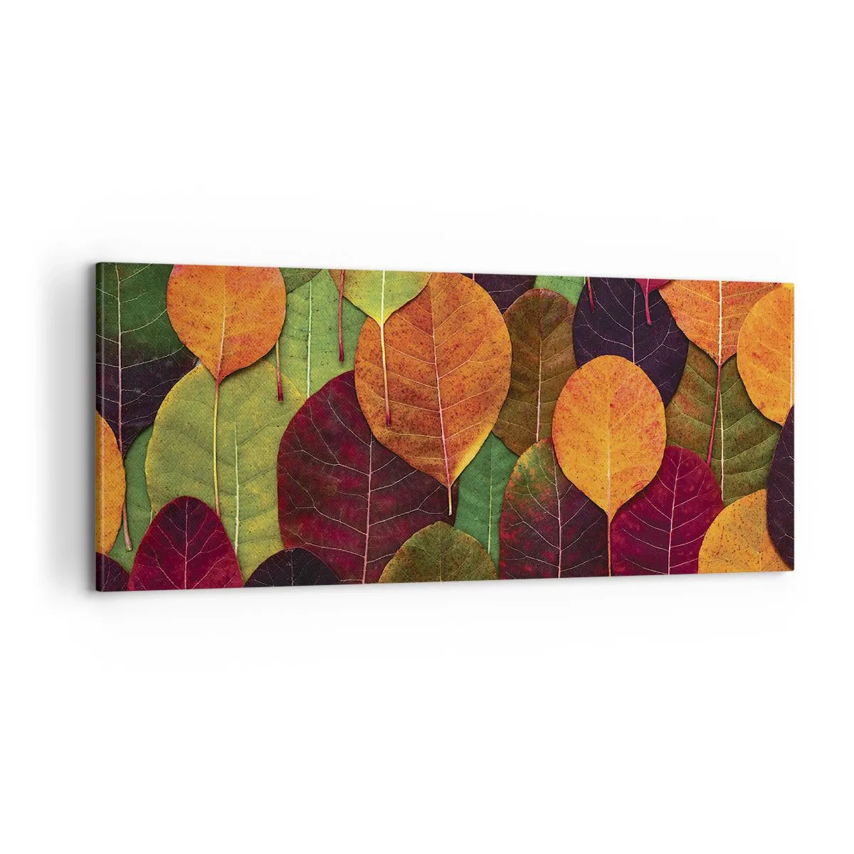 Canvas picture - Autumn Mosaics - 100x40 cm