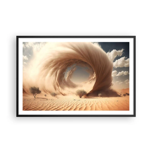 Poster in black frame - Open Portal - 91x61 cm