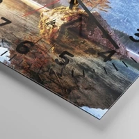 Clock face with numbers