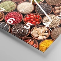 Clock face with numbers