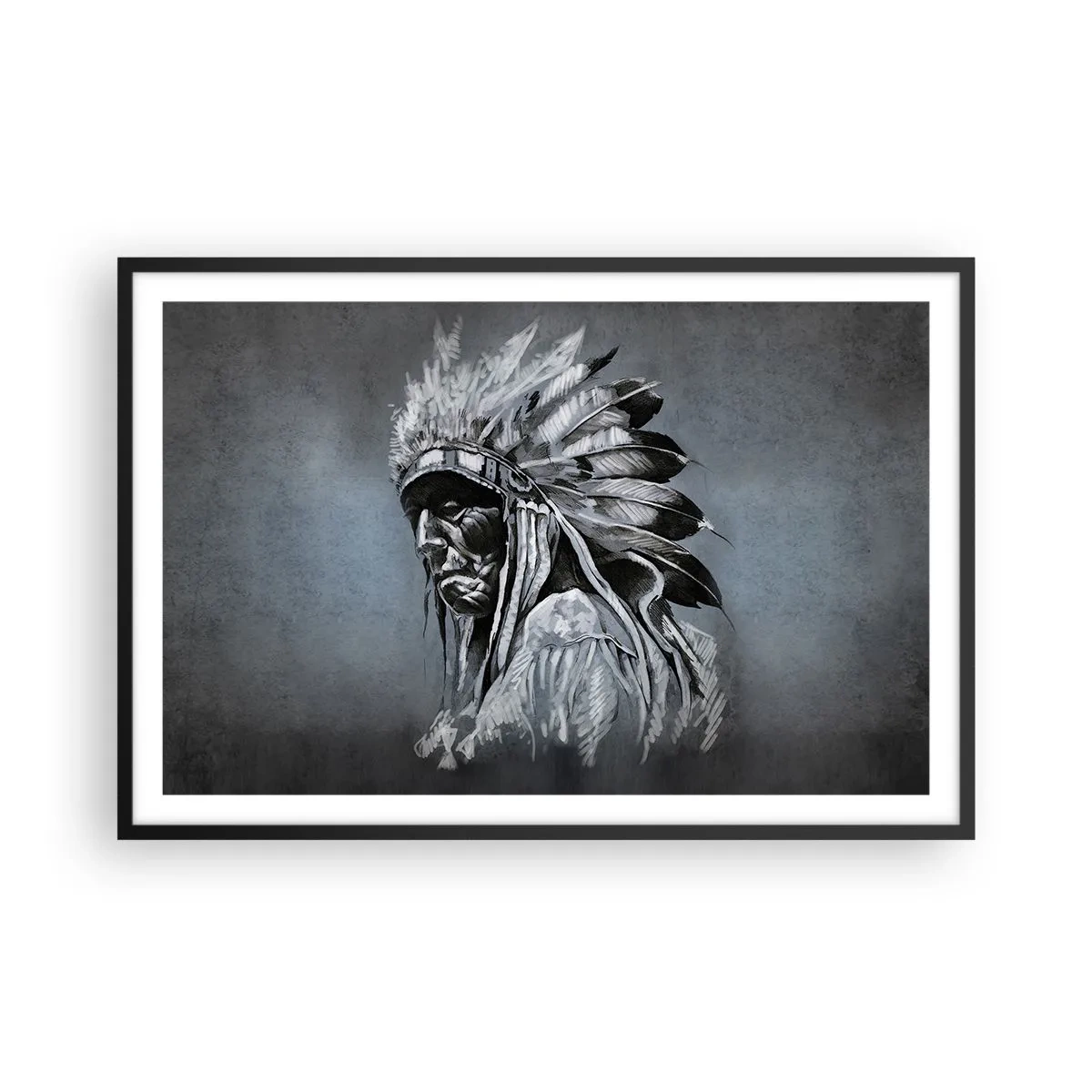Poster in black frame - Return to the Roots - 91x61 cm