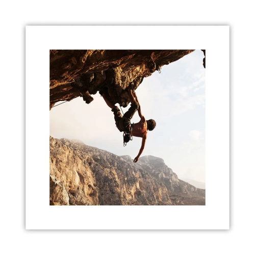 Poster - The Whole World on a Sharp Cliff - 30x30 cm