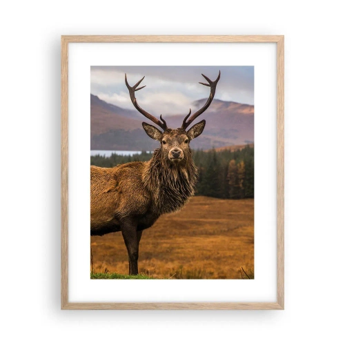 Poster in light oak frame - Majesty of Nature - 40x50 cm