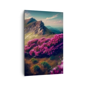 Canvas picture - Summer in the Mountains - 80x120 cm