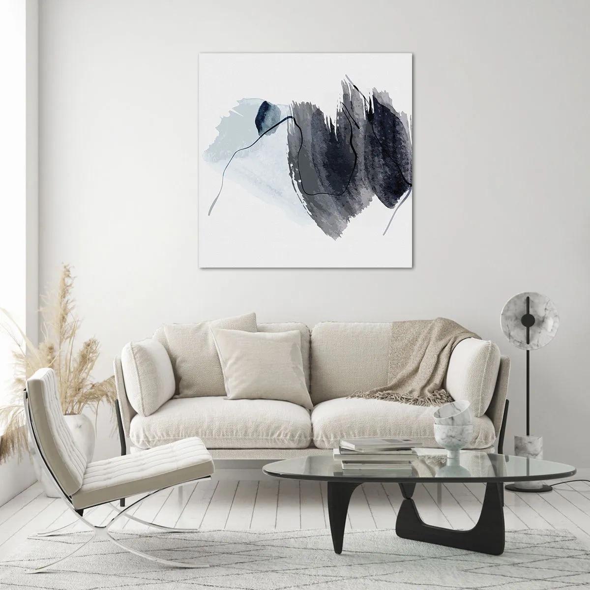 Glass picture - Intensity and Movement - 50x50 cm