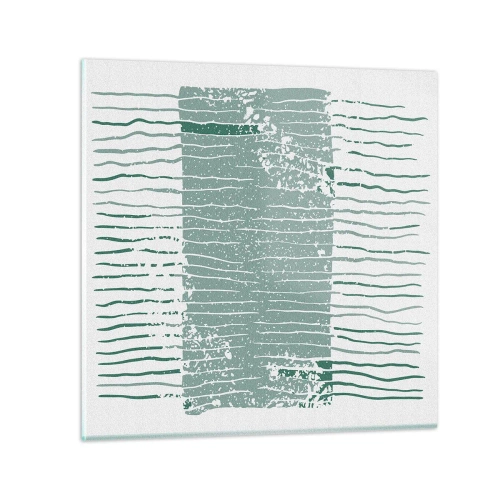 Glass picture - Sea Abstract - 30x30 cm