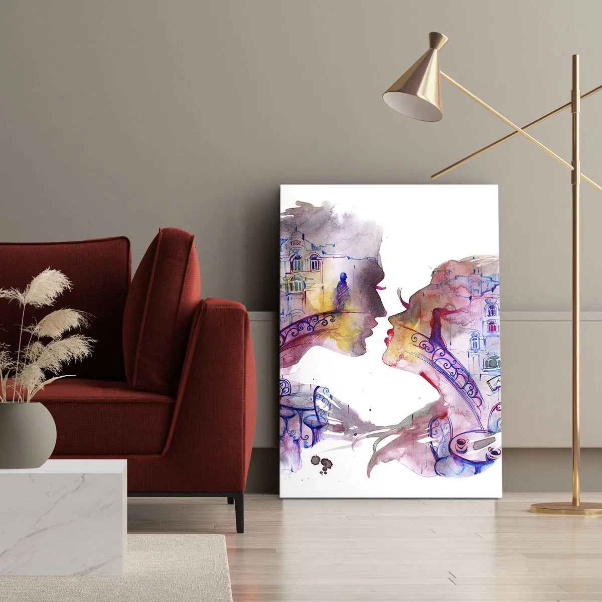 Canvas picture - Secret Bridge Of Sighs - 80x120 cm