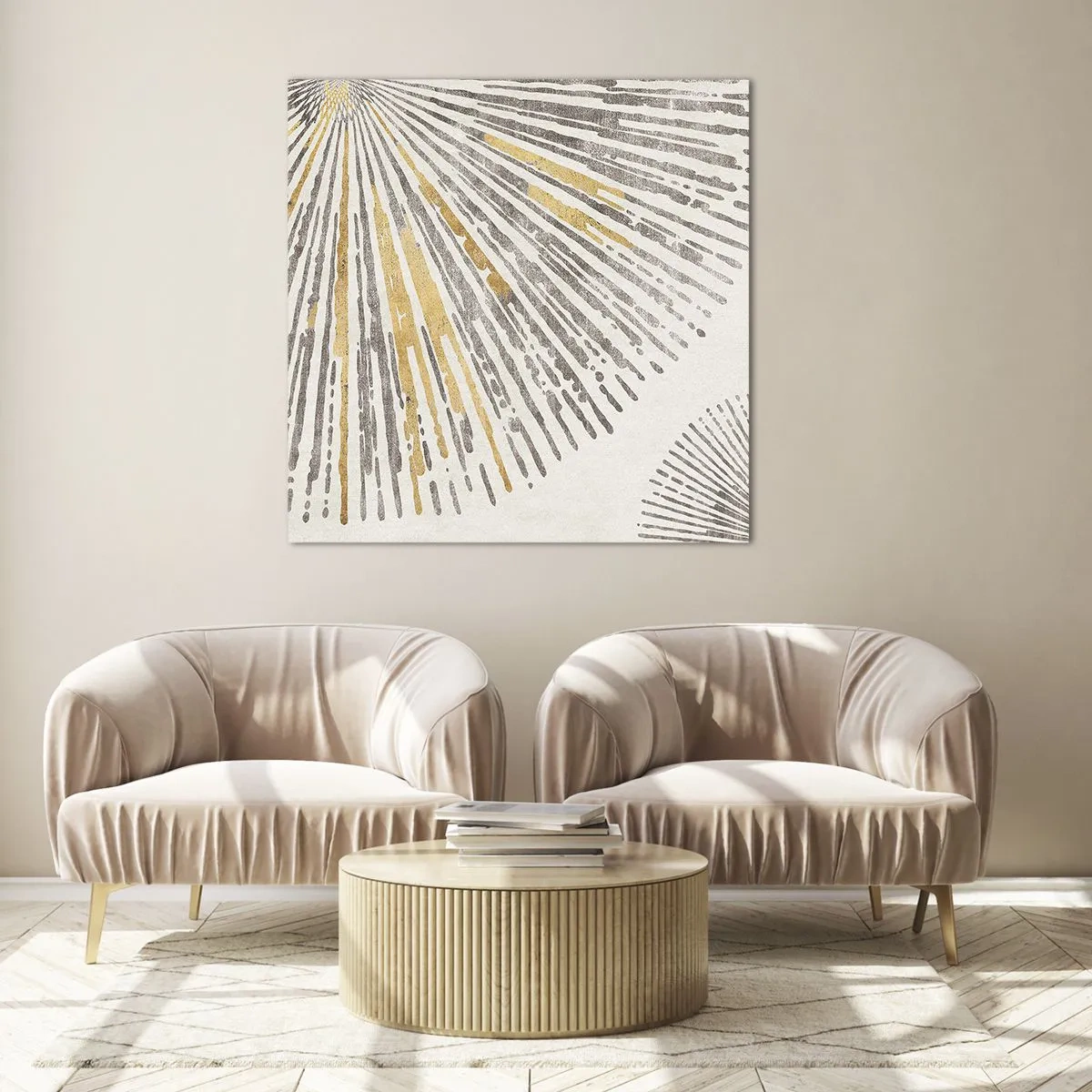 Glass picture - Beauty of a Ray - 70x70 cm