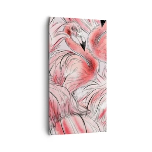 Canvas picture - Bird Corps de Ballet - 55x100 cm