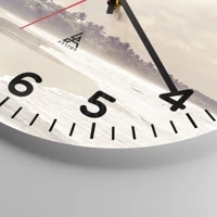 Clock face with numbers