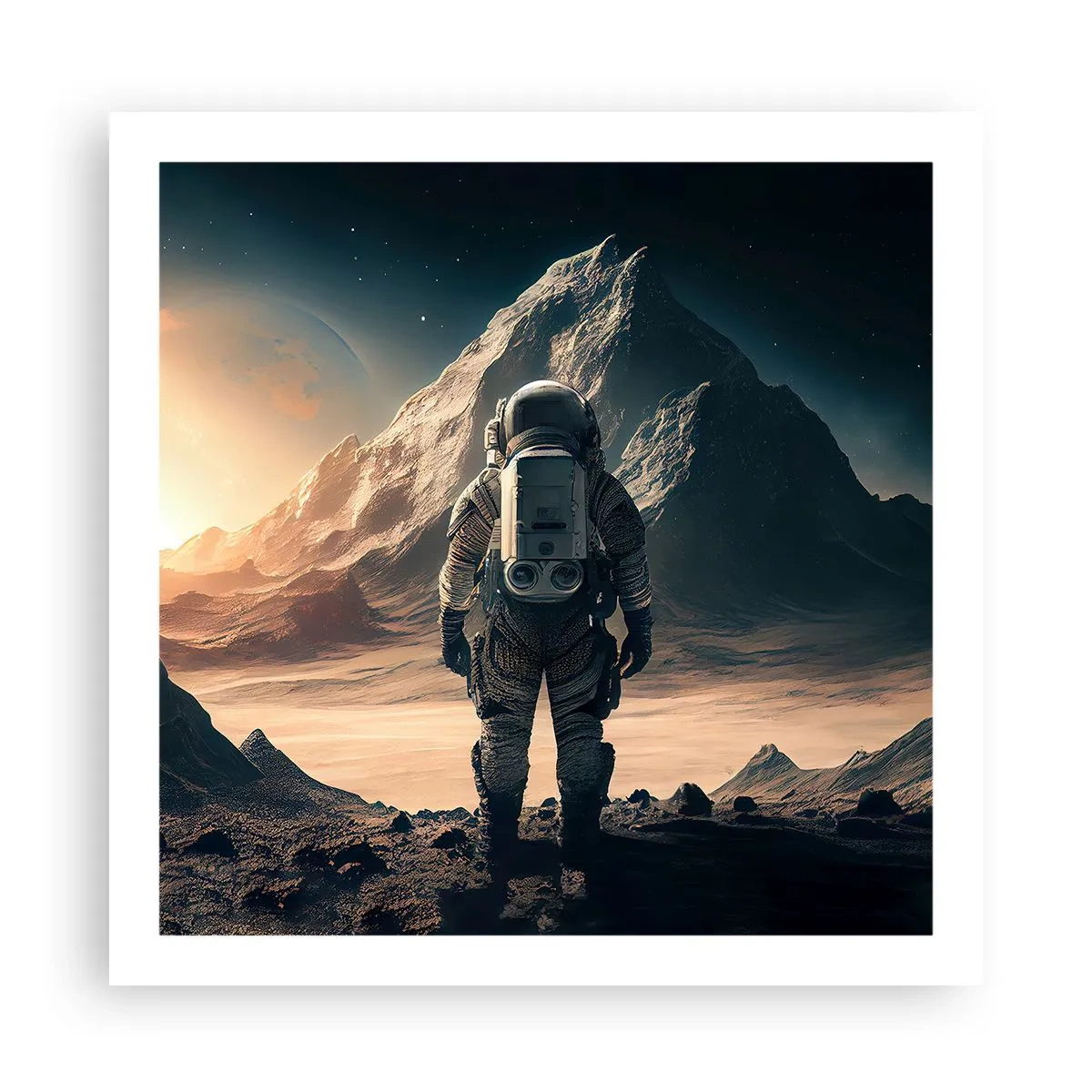 Poster - New Challenge - 60x60 cm