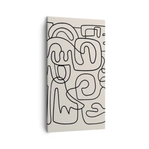 Canvas picture - Tracing - 45x80 cm