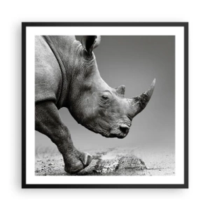 Poster in black frame - Uncontrolled Power - 60x60 cm