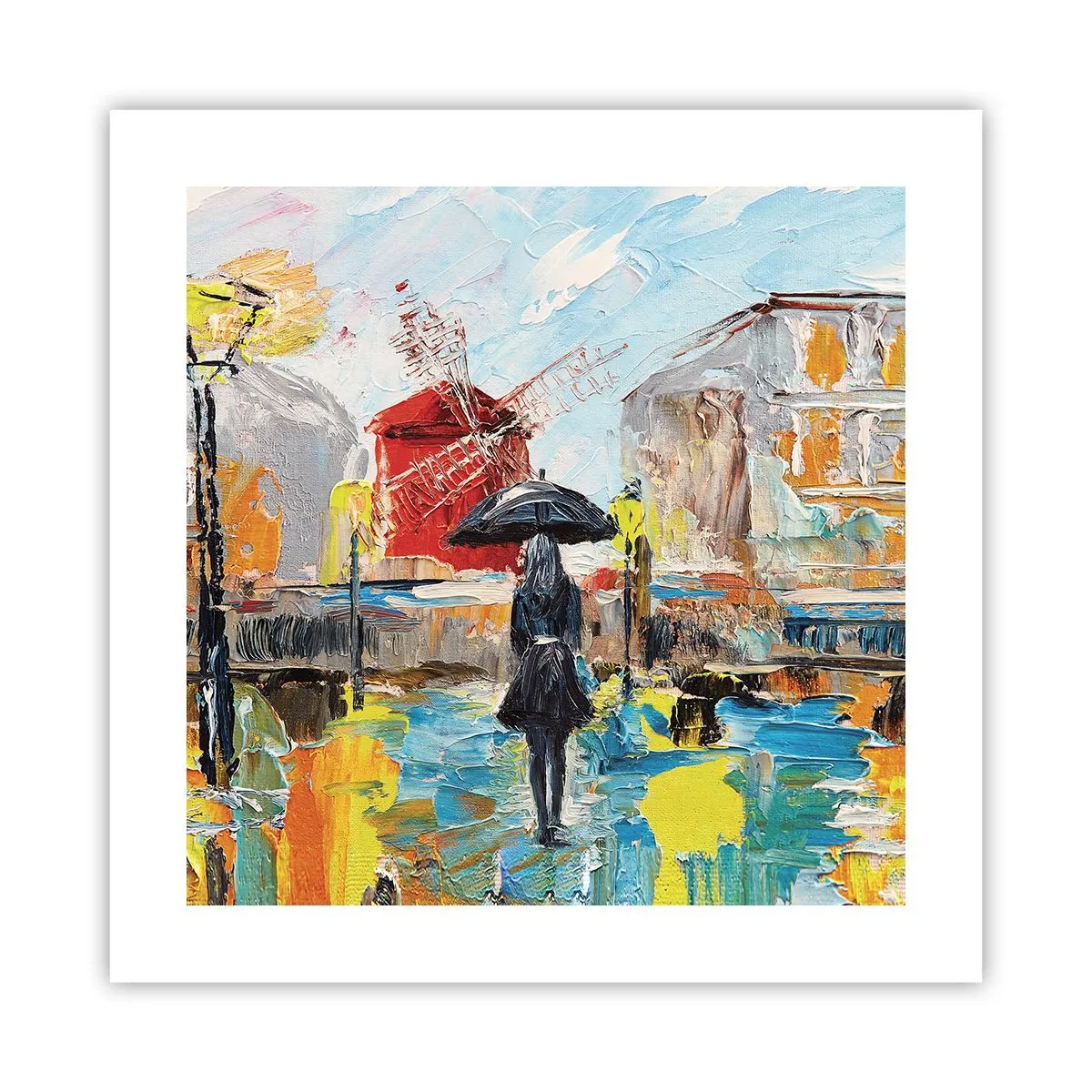 Poster - Parisian Legends - 40x40 cm