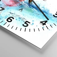 Clock face with numbers