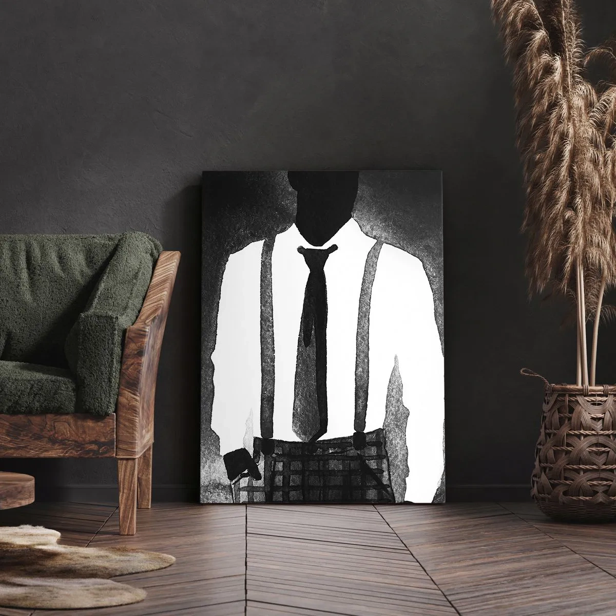Canvas picture - Noir Atmosphere - 50x70 cm