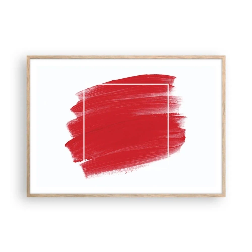 Poster in light oak frame - Without a Frame - 100x70 cm