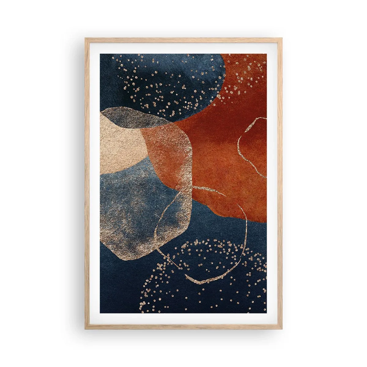 Poster in light oak frame - Lightness of Being - 61x91 cm
