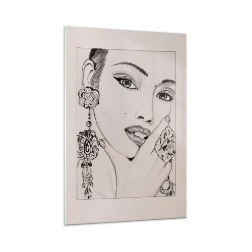 Glass picture - Most Beautiful Gem - 70x100 cm