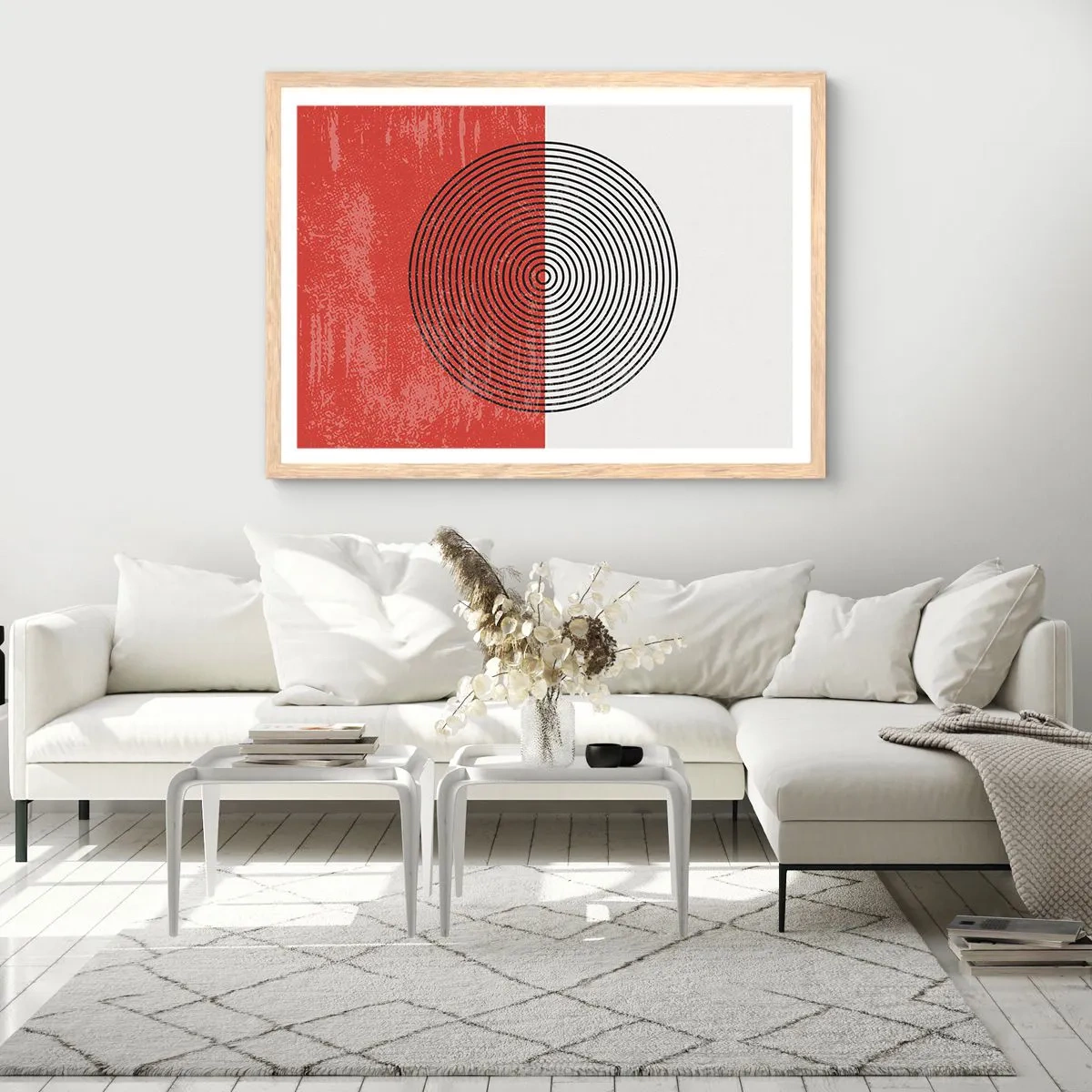 Poster in light oak frame - To the Core - 70x50 cm