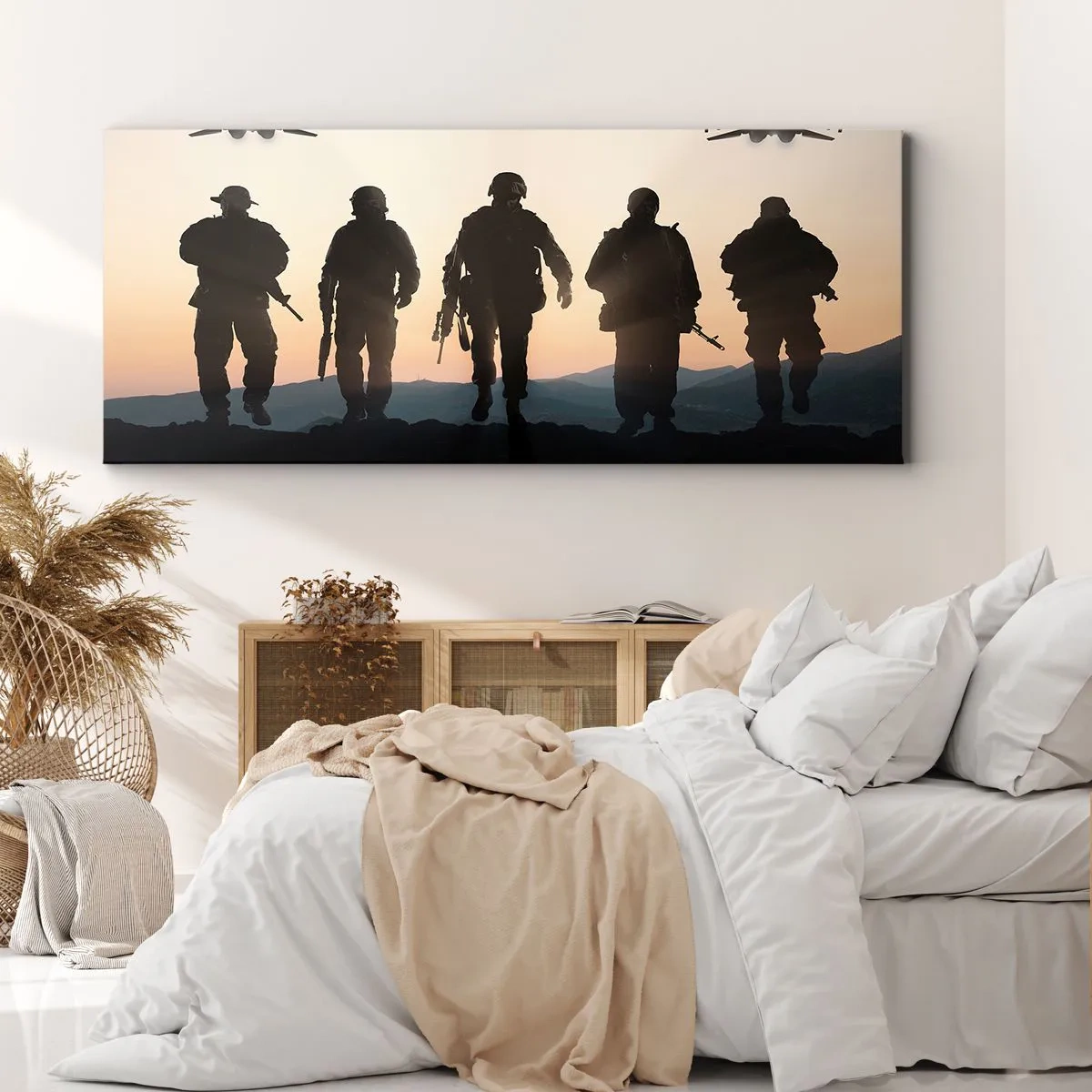 Canvas picture - Welcome to Our World - 120x50 cm