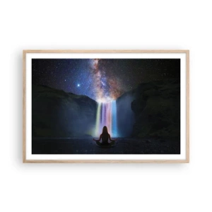 Poster in light oak frame - Absolute Harmony - 91x61 cm